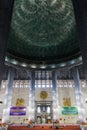 The interior of the Masjid Istiqlal Independence Mosque Jakarta, Indonesia