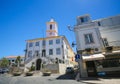 Largo Luis de Camoes in Almada, Portugal Royalty Free Stock Photo