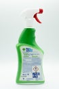 Dettol Branded All Purpose Cleaner Rear Label Displaying Recycling and Safety Symbols Royalty Free Stock Photo