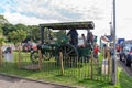 Ancient Steam Driven Ayrshire Tractor at Largs Food & Viking Fe