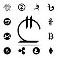 lari icon. Crepto currency icons universal set for web and mobile