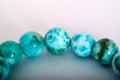 Larimar beads string Royalty Free Stock Photo