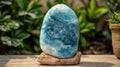 larimar mineral specimen stone Royalty Free Stock Photo