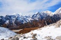 Larke pass, Nepal Royalty Free Stock Photo