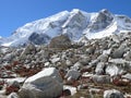 Larke peak (6 249 m n. m.) - Nepal Royalty Free Stock Photo