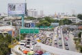 Larn Luang Road Road street view in thailand.