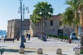 Larnaca castle daytime Royalty Free Stock Photo