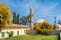 Larnaca. Cyprus. Hala sultan Tekke Muslim shrine mosque