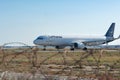 Larnaca, Cyprus - July 17, 2022: Airbus A321-271NX of Lufthansa on runway of Glafcos Clerides International Airport