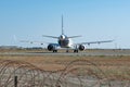 Larnaca, Cyprus - July 17, 2022: Airbus A321-271NX of Lufthansa on runway of Glafcos Clerides International Airport