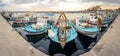 Larnaca fishing boats harbour