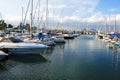Larnaca port Royalty Free Stock Photo