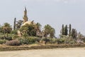 Larnaka Hala Sultan Tekke and salt lake in Cyprus