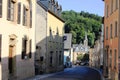 A street in Larochette, in Luxembourg Royalty Free Stock Photo