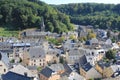 A panoramic view on Larochette, in Luxembourg Royalty Free Stock Photo