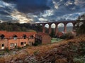 Larpool Viaduct, also known as the Esk Valley Viaduct is a 13 arch brick viaduct built to carry the Scarborough & Whitby Railway.