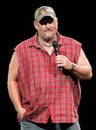 Larry the Cable Guy performs stand up Royalty Free Stock Photo