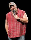 Larry the Cable Guy performs stand up Royalty Free Stock Photo
