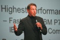 Larry Ellison makes speech at Oracle OpenWorld Royalty Free Stock Photo