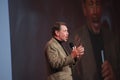 Larry Ellison makes speech at Oracle OpenWorld Royalty Free Stock Photo