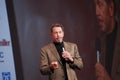 Larry Ellison makes speech at Oracle OpenWorld Royalty Free Stock Photo