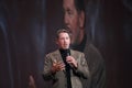 Larry Ellison makes speech at Oracle OpenWorld Royalty Free Stock Photo