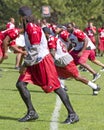 Larry Fitzgerald at Cardinals training camp