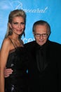 Larry King, Shawn Southwick Royalty Free Stock Photo