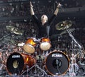 Metallica performs in concert