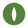 larva icon in badge style. One of insects collection icon can be used for UI, UX
