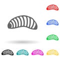 larva multi color style icon. Simple glyph, flat vector of insect icons for ui and ux, website or mobile application