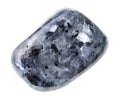 larvikite (norwegian labradorite) gem cutout Royalty Free Stock Photo