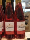 LAS CAMPANAS` ROSE WINE GARNACHA FOUNDED IN 1864 Royalty Free Stock Photo