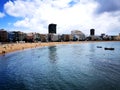 Las canteras beach panorama gran canaria