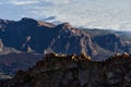 Las CaÃÂ±adas ridge from Teide summit Royalty Free Stock Photo