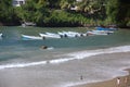 Las Cuevas Bay Royalty Free Stock Photo