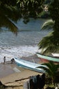 Fishing Boats on the Las Cuevas Beach, Trinidad, West Indies