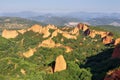 Las Medulas red mountains, Leon, Spain