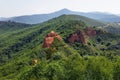 Las Medulas red mountains, Leon, Spain