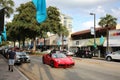 Las Olas Boulevard in Ft. Lauderdale, Florida Royalty Free Stock Photo