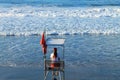 Female Lifeguard at the Beach - Las Palmas, Spain.