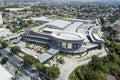 Las Pinas, Metro Manila - May 2020: Aerial of Robinson`s Mall