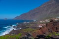 Las Puntas village situated on shore of El Hierro island at Canary islands, Spain