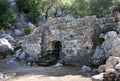 Mausoleo de la ciudad romana de Ocuri en Ubrique, provincia de CÃÂ¡diz, AndalucÃÂ­a, EspaÃÂ±a Royalty Free Stock Photo