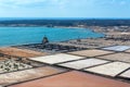 Las Salinas de Janubio, salt marshes in Lanzarote, Canary islands, Spain