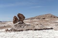 Las Tres Marias Three Marys, famous rocks in the Valle de la Luna Valley of the Moon, Atacama desert, Chile Royalty Free Stock Photo