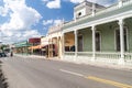 LAS TUNAS, CUBA - JAN 27, 2016: Old buildings in the center of Las Tunas Royalty Free Stock Photo