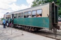 LAS TUNAS, CUBA - JAN 27, 2016: View of a train in Las Tunas Royalty Free Stock Photo