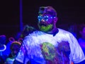 Las Vegas Blacklight Run Royalty Free Stock Photo