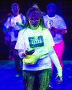 Las Vegas Blacklight Run Royalty Free Stock Photo